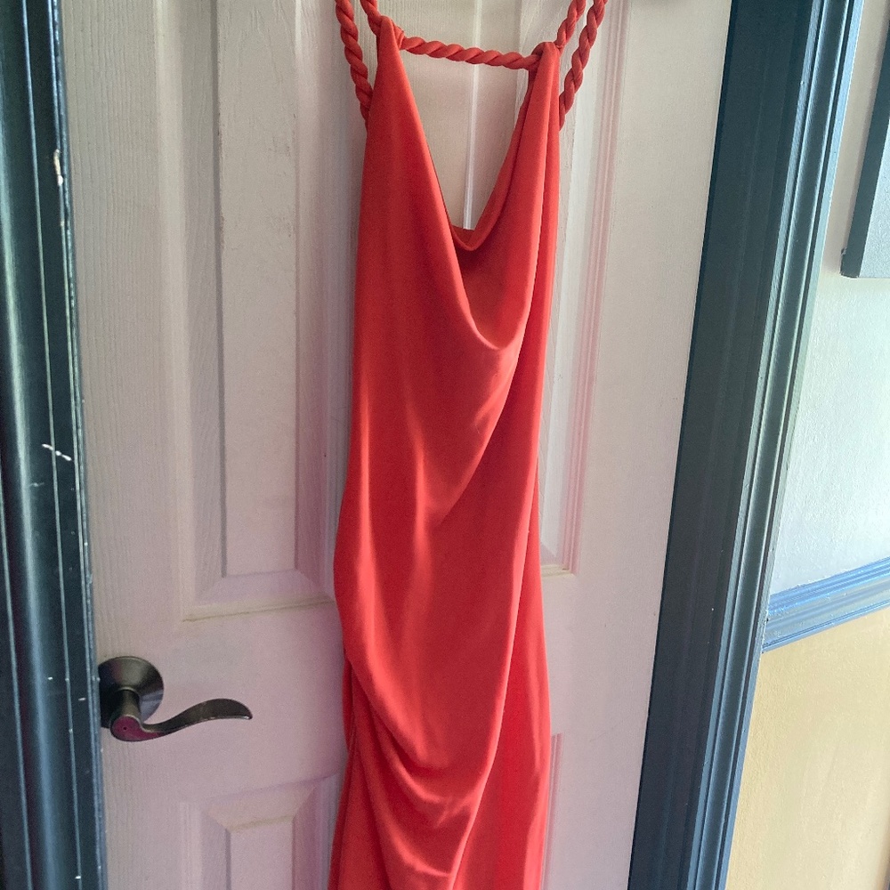 Orange dress by Moda - Picture 1 of 2